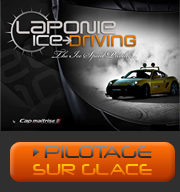 Laponie Ice Driving, pilotage sur glace