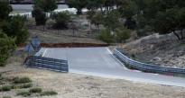 Virage a gauche en dvers du circuit du Grand Sambuc  Vauvenargues